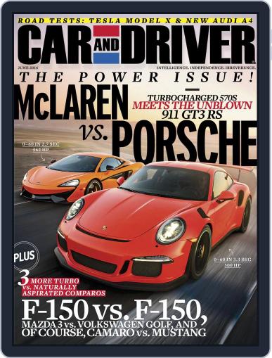 Car and Driver June 1st, 2016 Digital Back Issue Cover