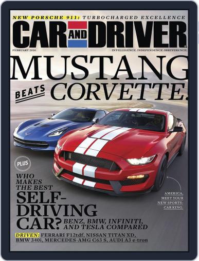 Car and Driver February 1st, 2016 Digital Back Issue Cover