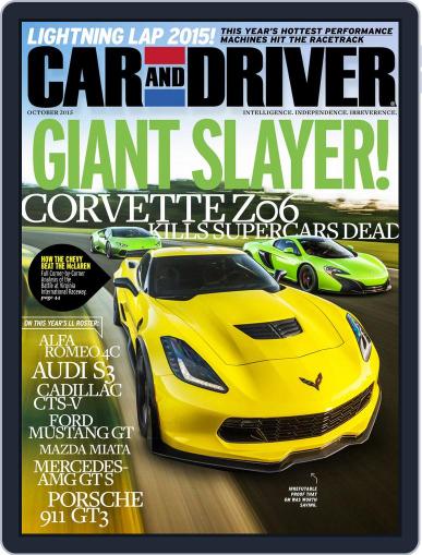 Car and Driver October 1st, 2015 Digital Back Issue Cover