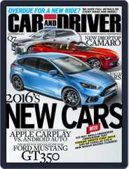 Car and Driver (Digital) Subscription September 1st, 2015 Issue