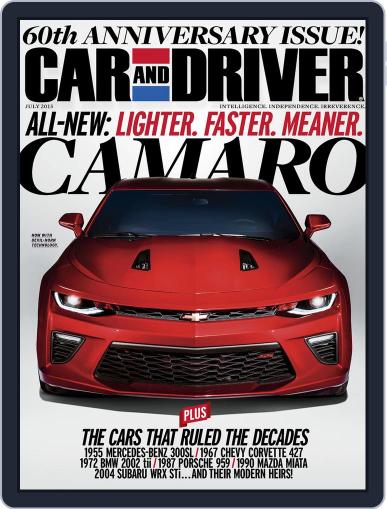 Car and Driver July 1st, 2015 Digital Back Issue Cover