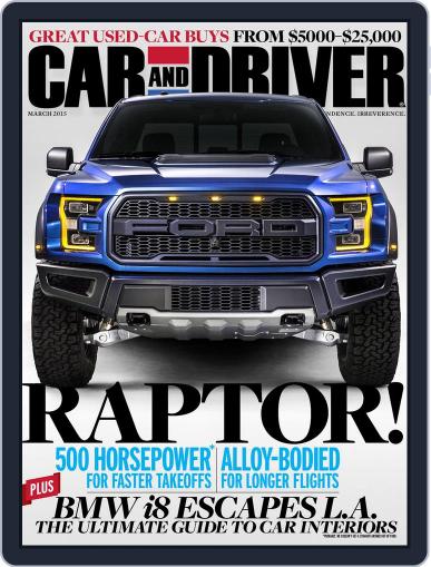 Car and Driver January 29th, 2015 Digital Back Issue Cover