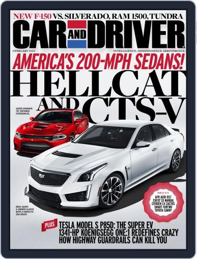 Car and Driver December 30th, 2014 Digital Back Issue Cover