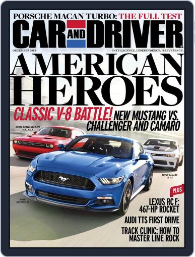 Car and Driver December 1st, 2014 Digital Back Issue Cover