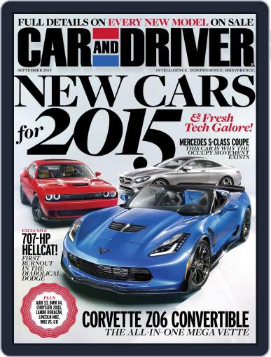 Car and Driver July 31st, 2014 Digital Back Issue Cover