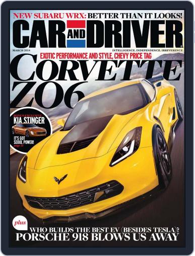 Car and Driver January 30th, 2014 Digital Back Issue Cover