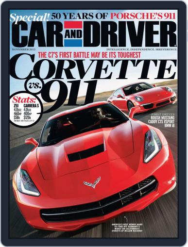 Car and Driver (Digital) October 3rd, 2013 Issue Cover