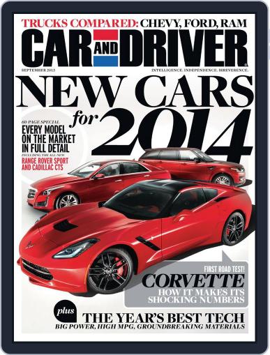 Car and Driver (Digital) August 1st, 2013 Issue Cover