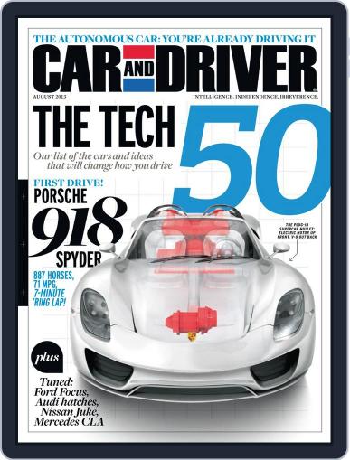 Car and Driver (Digital) July 2nd, 2013 Issue Cover