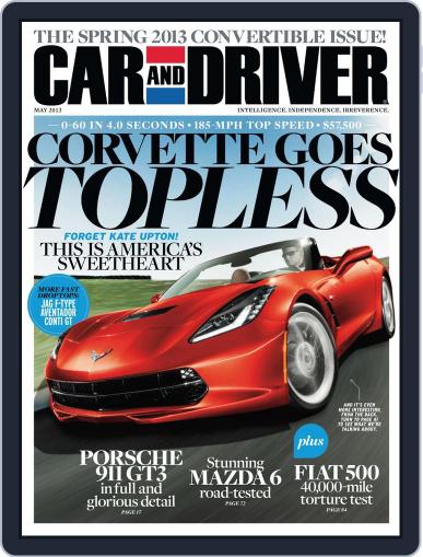 Car and Driver (Digital) April 3rd, 2013 Issue Cover