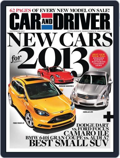 Car and Driver (Digital) August 7th, 2012 Issue Cover