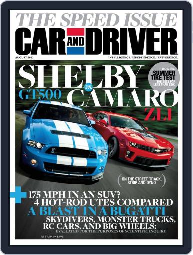 Car and Driver (Digital) July 12th, 2012 Issue Cover