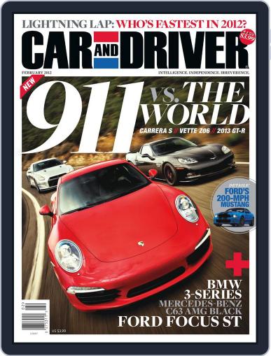 Car and Driver January 3rd, 2012 Digital Back Issue Cover