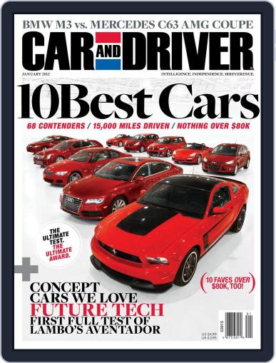 Car and Driver November 29th, 2011 Digital Back Issue Cover