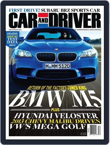 Car and Driver October 25th, 2011 Digital Back Issue Cover