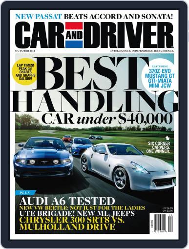 Car and Driver August 30th, 2011 Digital Back Issue Cover