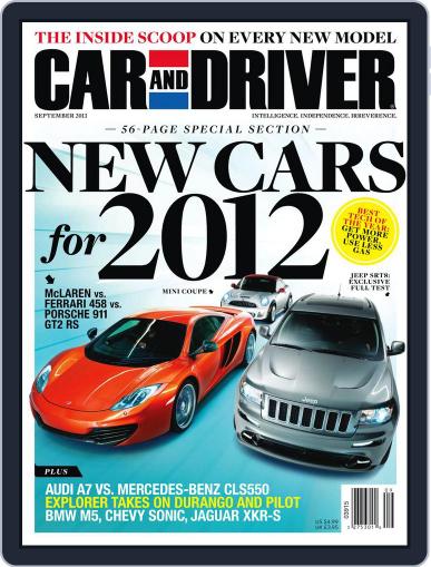 Car and Driver July 26th, 2011 Digital Back Issue Cover