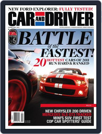 Car and Driver December 28th, 2010 Digital Back Issue Cover