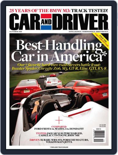 Car and Driver September 1st, 2010 Digital Back Issue Cover