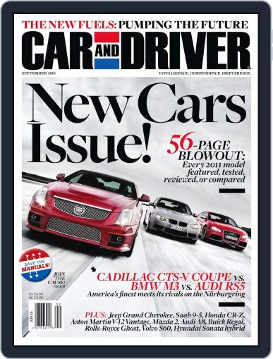 Car and Driver August 1st, 2010 Digital Back Issue Cover