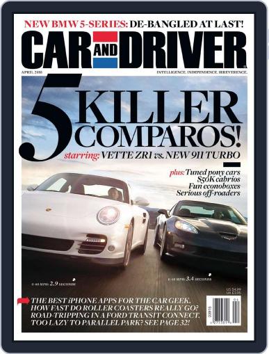 Car and Driver March 1st, 2010 Digital Back Issue Cover