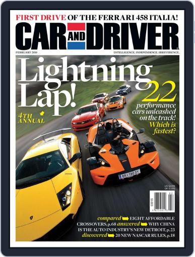 Car and Driver January 1st, 2010 Digital Back Issue Cover