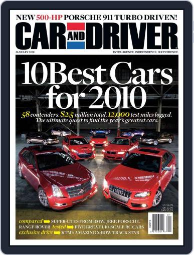 Car and Driver December 1st, 2009 Digital Back Issue Cover