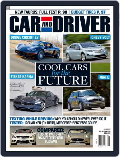 Car and Driver July 1st, 2009 Digital Back Issue Cover