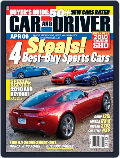 Car and Driver March 1st, 2009 Digital Back Issue Cover