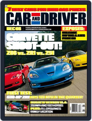 Car and Driver November 1st, 2008 Digital Back Issue Cover