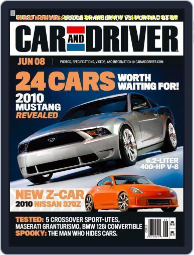 Car and Driver May 6th, 2008 Digital Back Issue Cover