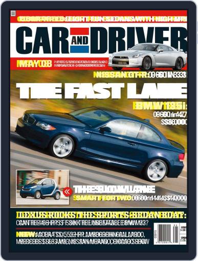Car and Driver April 1st, 2008 Digital Back Issue Cover