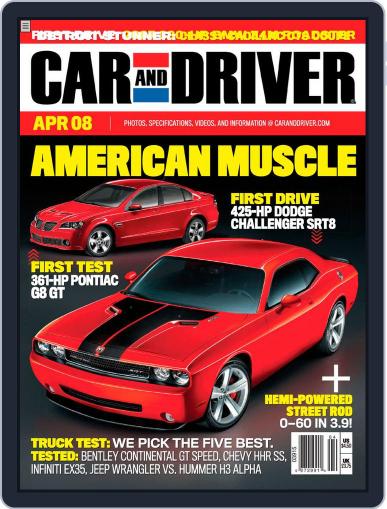 Car and Driver March 1st, 2008 Digital Back Issue Cover