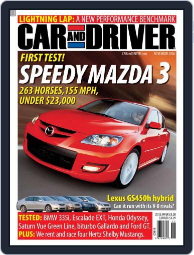 Car and Driver September 26th, 2006 Digital Back Issue Cover