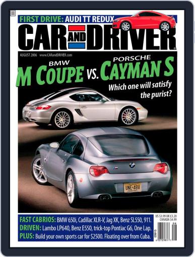 Car and Driver June 22nd, 2006 Digital Back Issue Cover