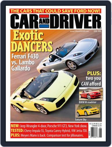 Car and Driver (Digital) April 19th, 2006 Issue Cover