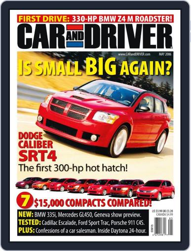 Car and Driver March 22nd, 2006 Digital Back Issue Cover