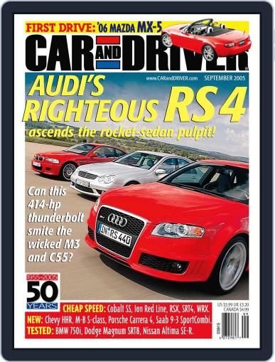 Car and Driver July 26th, 2005 Digital Back Issue Cover