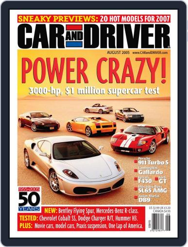 Car and Driver (Digital) June 28th, 2005 Issue Cover
