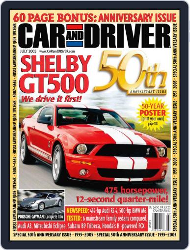Car and Driver (Digital) May 31st, 2005 Issue Cover