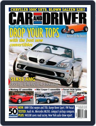 Car and Driver April 26th, 2005 Digital Back Issue Cover