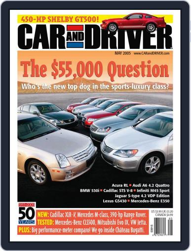 Car and Driver (Digital) March 29th, 2005 Issue Cover