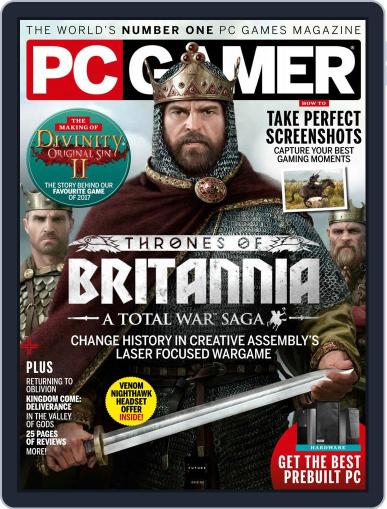 PC Gamer United Kingdom April 1st, 2018 Digital Back Issue Cover