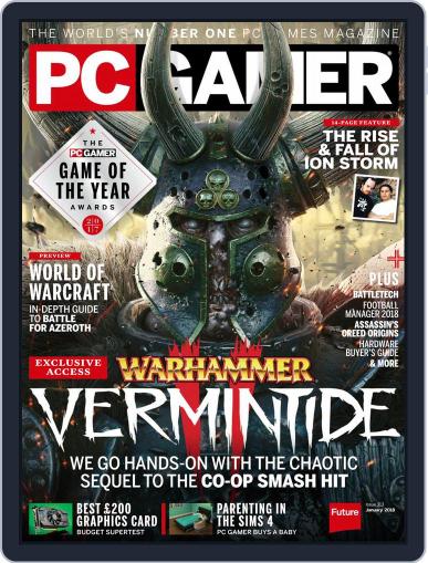 PC Gamer United Kingdom January 1st, 2018 Digital Back Issue Cover