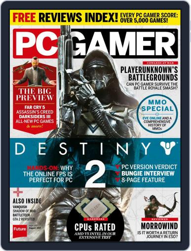 PC Gamer United Kingdom August 1st, 2017 Digital Back Issue Cover
