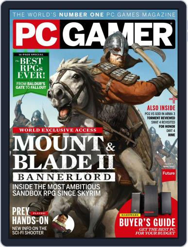 PC Gamer United Kingdom April 1st, 2017 Digital Back Issue Cover