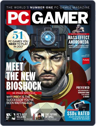PC Gamer United Kingdom February 1st, 2017 Digital Back Issue Cover