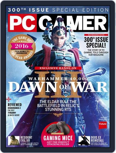 PC Gamer United Kingdom January 1st, 2017 Digital Back Issue Cover