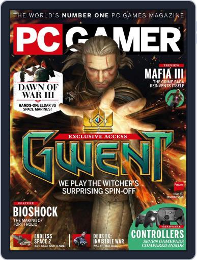 PC Gamer United Kingdom November 1st, 2016 Digital Back Issue Cover