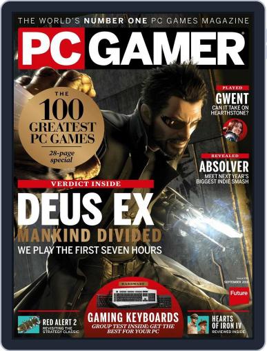 PC Gamer United Kingdom July 27th, 2016 Digital Back Issue Cover
